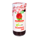 مربای توتفرنگی بدون شکر بیلوفیت 300 گرمی | طعم طبیعی و رژیمی | فروشگاه جلیل آتا