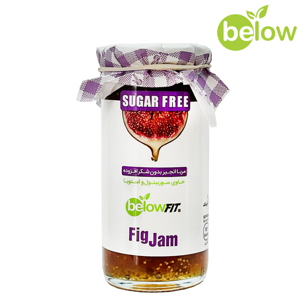مربای انجیر بدون شکر بی‌لوفیت 200 گرمی | میان‌وعده سالم و طبیعی | فروشگاه جلیل آتا