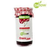 مربای آلبالو بدون شکر بی‌لوفیت 300 گرمی | طعم طبیعی و بدون شکر | فروشگاه جلیل آتا